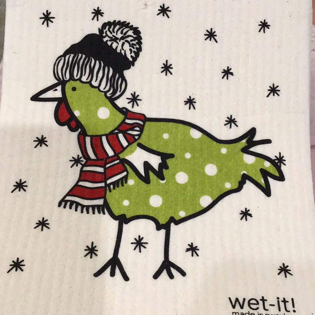 Wet-it snow bird
