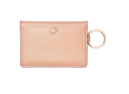 Oventure Leather ID Case- Rose Gold