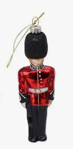 British Guard Blown Glass Ornament