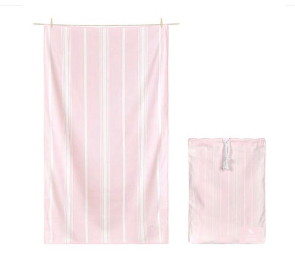 Dock and Bay Peppermint Pink Bath Towel