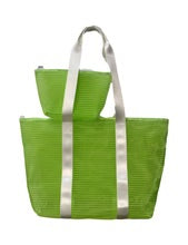 TRVL Neon Green Mesh Bag