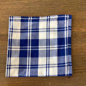 French country blue napkin