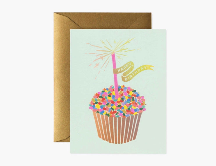 Cupcake Birthday Card - Rifle