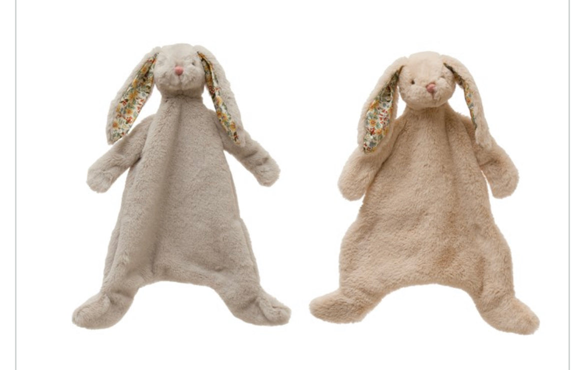 Plush Bunny Snuggle Toy, 2 Colors