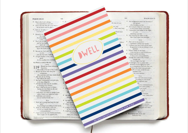 Dwell Prayer Journal For Kids, Rainbow Stripe