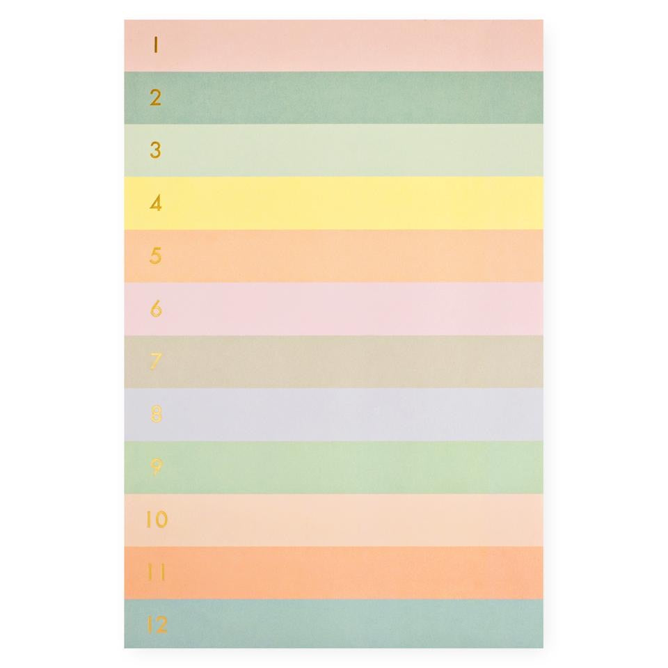 Rifle paper color rainbow notepad