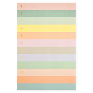 Rifle paper color rainbow notepad