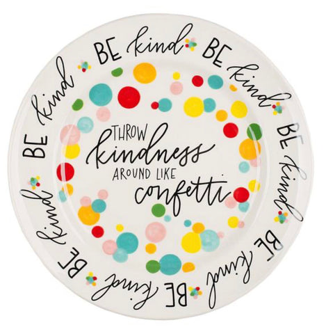 Throw kindness everywhere plate