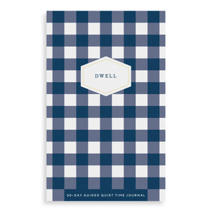 Dwell prayer journal - navy check
