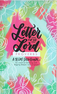 Letter for the Lord Proverbs Devotional