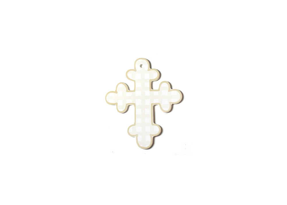 Ecru Gingham 10" Cross