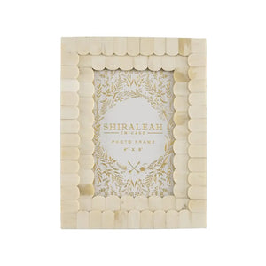 Ivory Scalloped Picture Frame