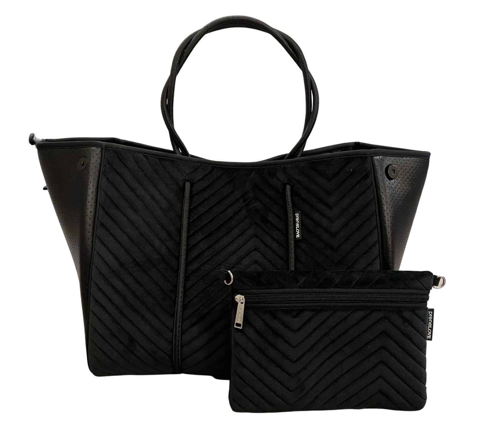 Prenelove Large Tote- Black Velvet