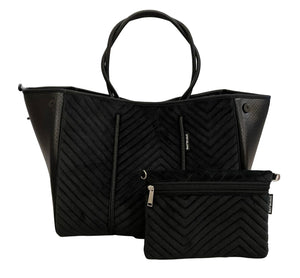 Prenelove Large Tote- Black Velvet