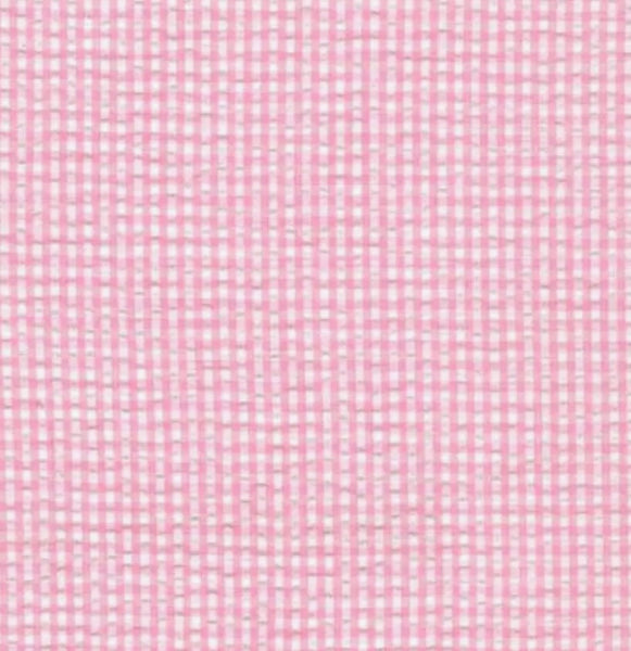 Pink Seersucker Wreath Sash (44”)
