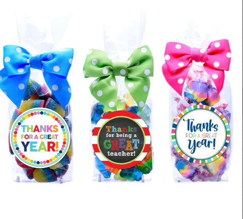 Teacher Gift Tropical Gummy Drops Candy Bag