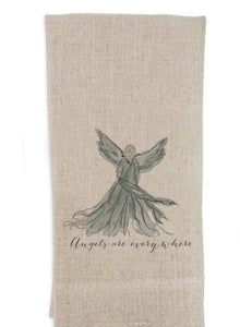 Angels  are everywhere tales towel