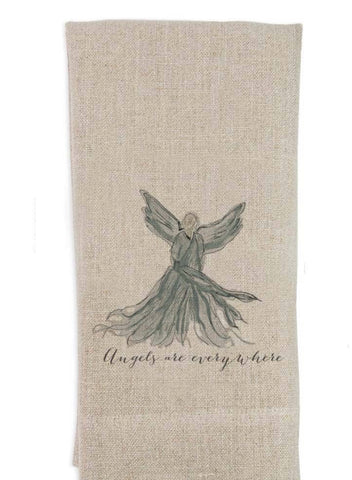Angels  are everywhere tales towel