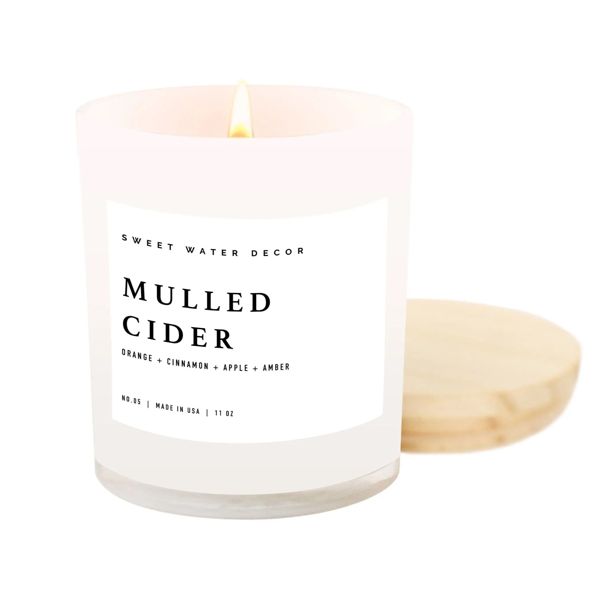 Mulled Cider Candle White Jar