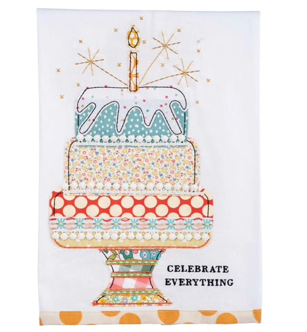 Celebrate Everything Birthday Cake Tea Towel
