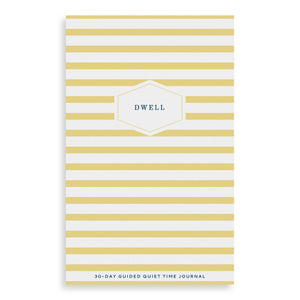 Dwell prayer journal- marigold stripe