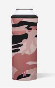 Corkcicle Slim Can Cooler-Rose Camo