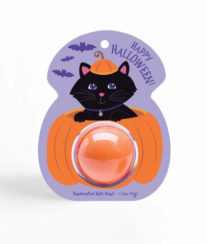Halloween Cat Orange Bath Bomb