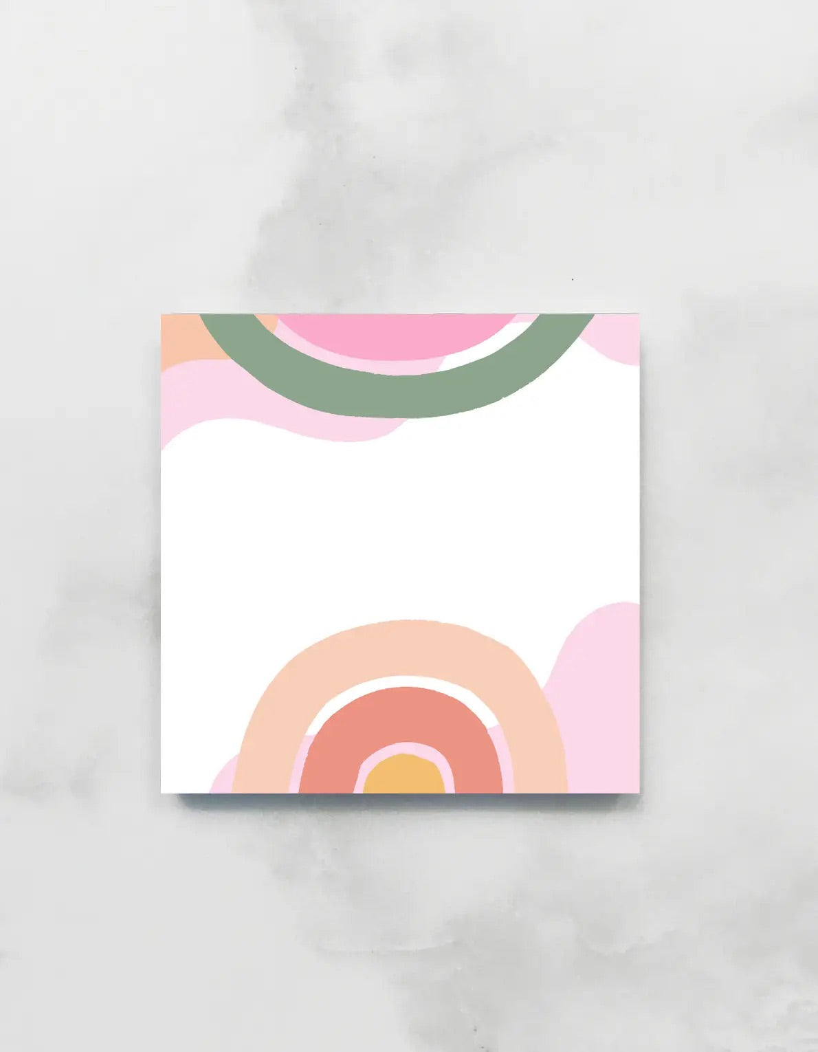 Wavy Shapes Jumbo Desk Pad