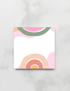 Wavy Shapes Jumbo Desk Pad
