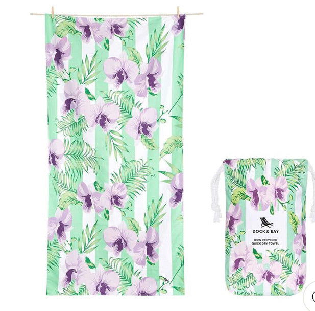 Dock and Bay Quick Dry Towel Orchid Utopia