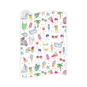 Pool Party Dogwood Hill Wrapping Paper