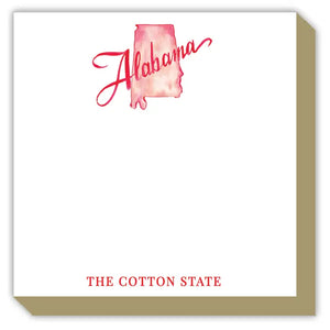 Alabama The Cotton State Notepad