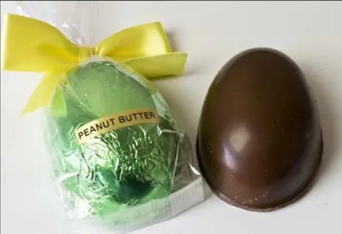 Chocolate/ Peanut Butter Foil-Wrapped Easter Egg