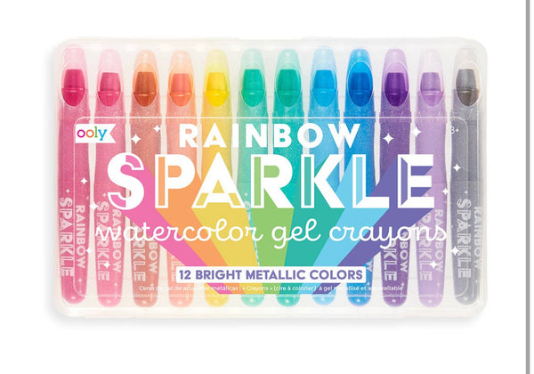 Sparkle water gel crayons