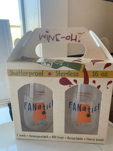 Wine-oh Fanatic stemless set of 2