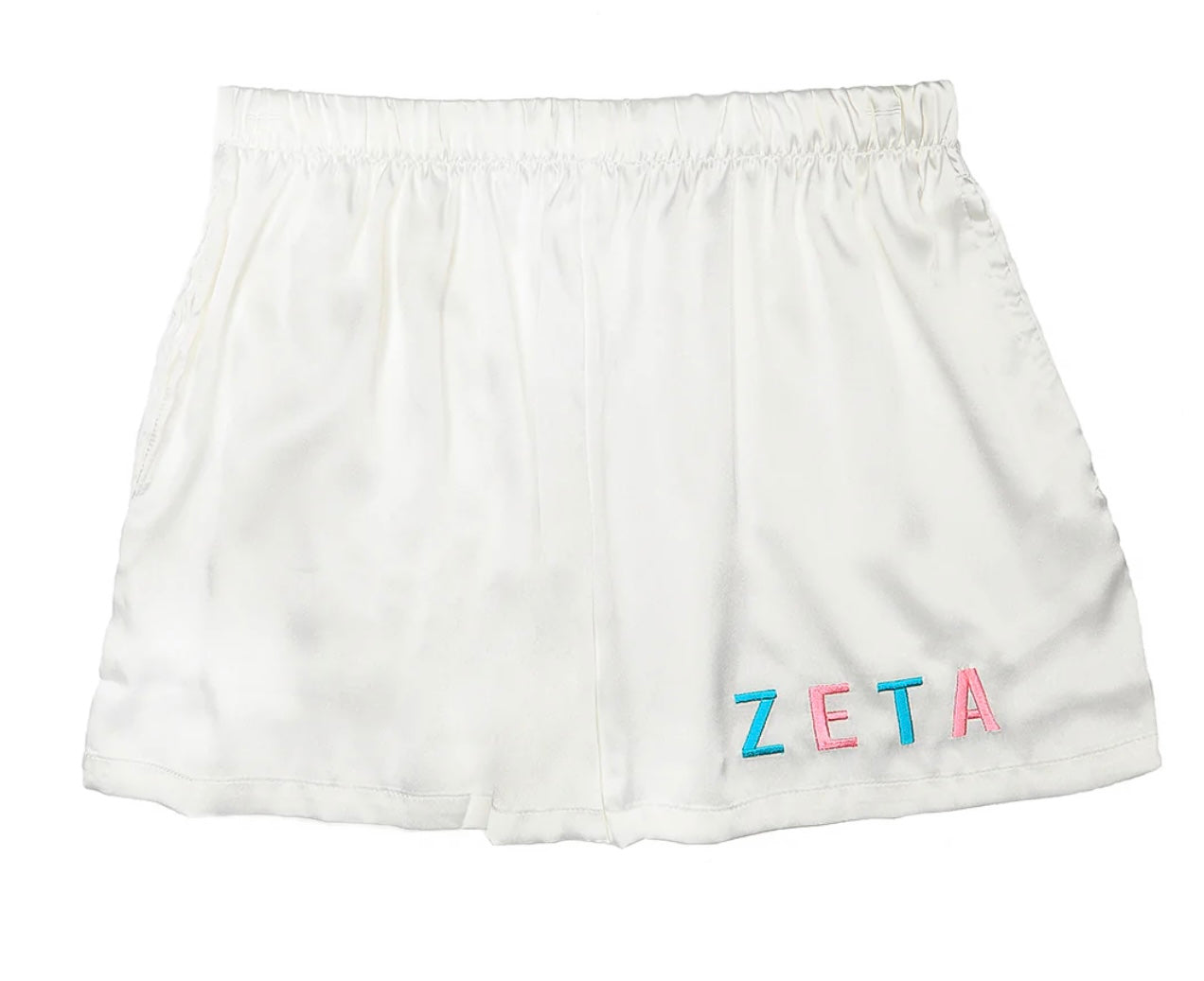 XL Zeta Satin Sleep Shorts