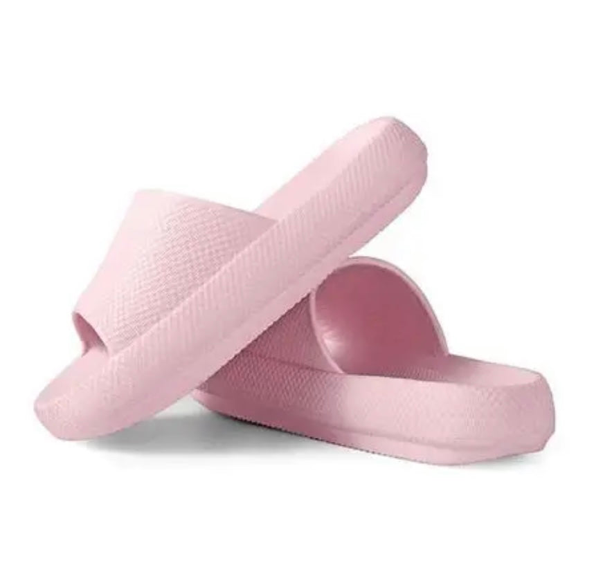 Pink Rubber Slides (Size 38-39)