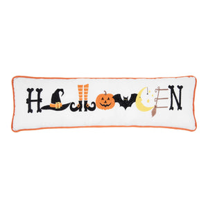 Halloween Embroidered Pillow