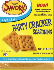 Savory Party Cracker Seasoning-Light Salt