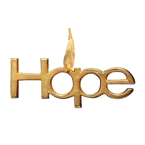 Hope Gold Ornament