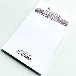 Alabama Campus Skyline Notepad