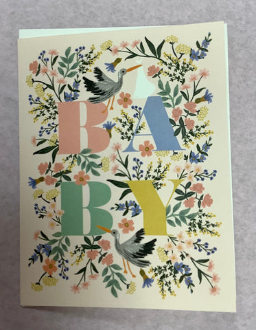 Rifle Paper BABY Card