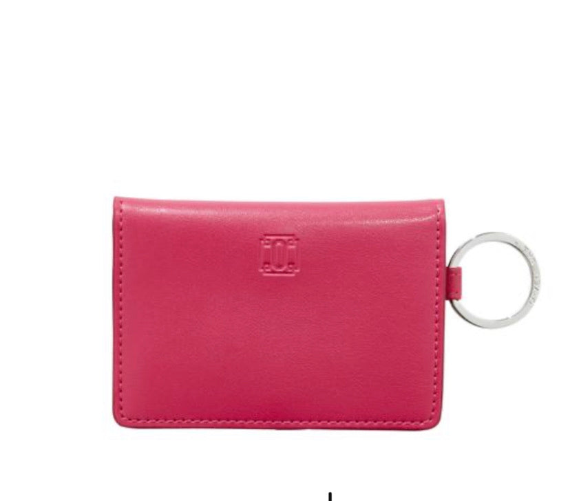 Oventure leather ID case- pink