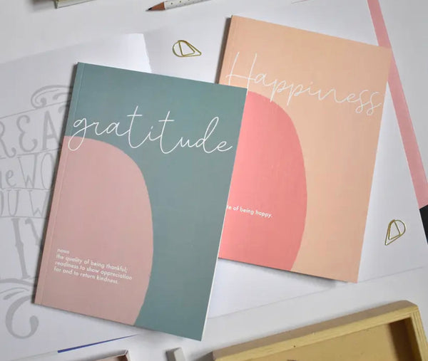 Set of 2 Slim Gratitude & Happiness Journals