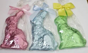 Foil-Wrapped Chocolate Easter Bunny