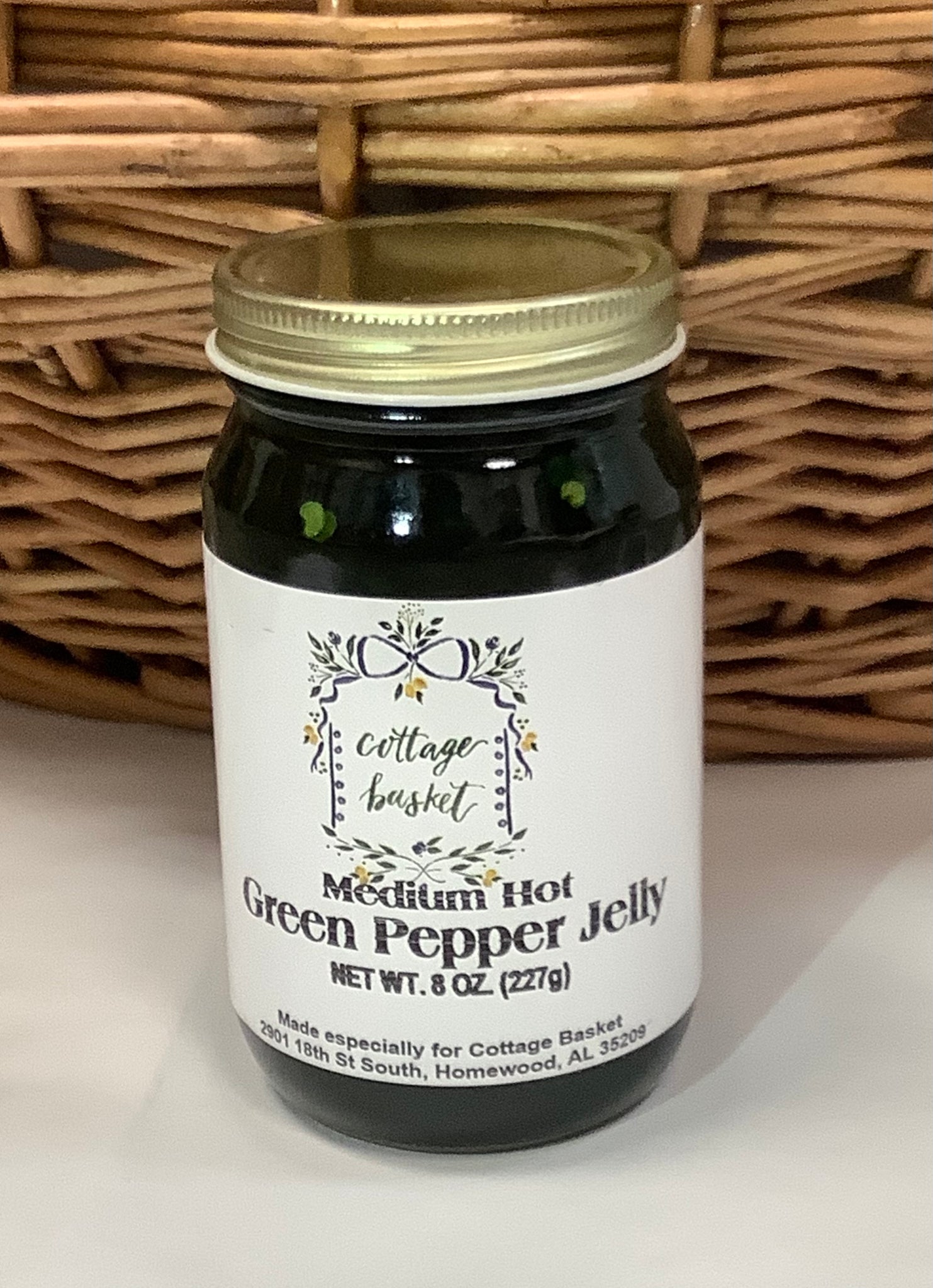 Green Pepper Jelly (Hot)