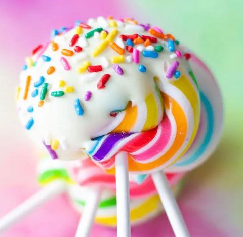 Celebration White Chocolate Dipped Lollipops
