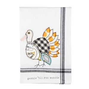 Gobble Till You Wobble Tea Towel