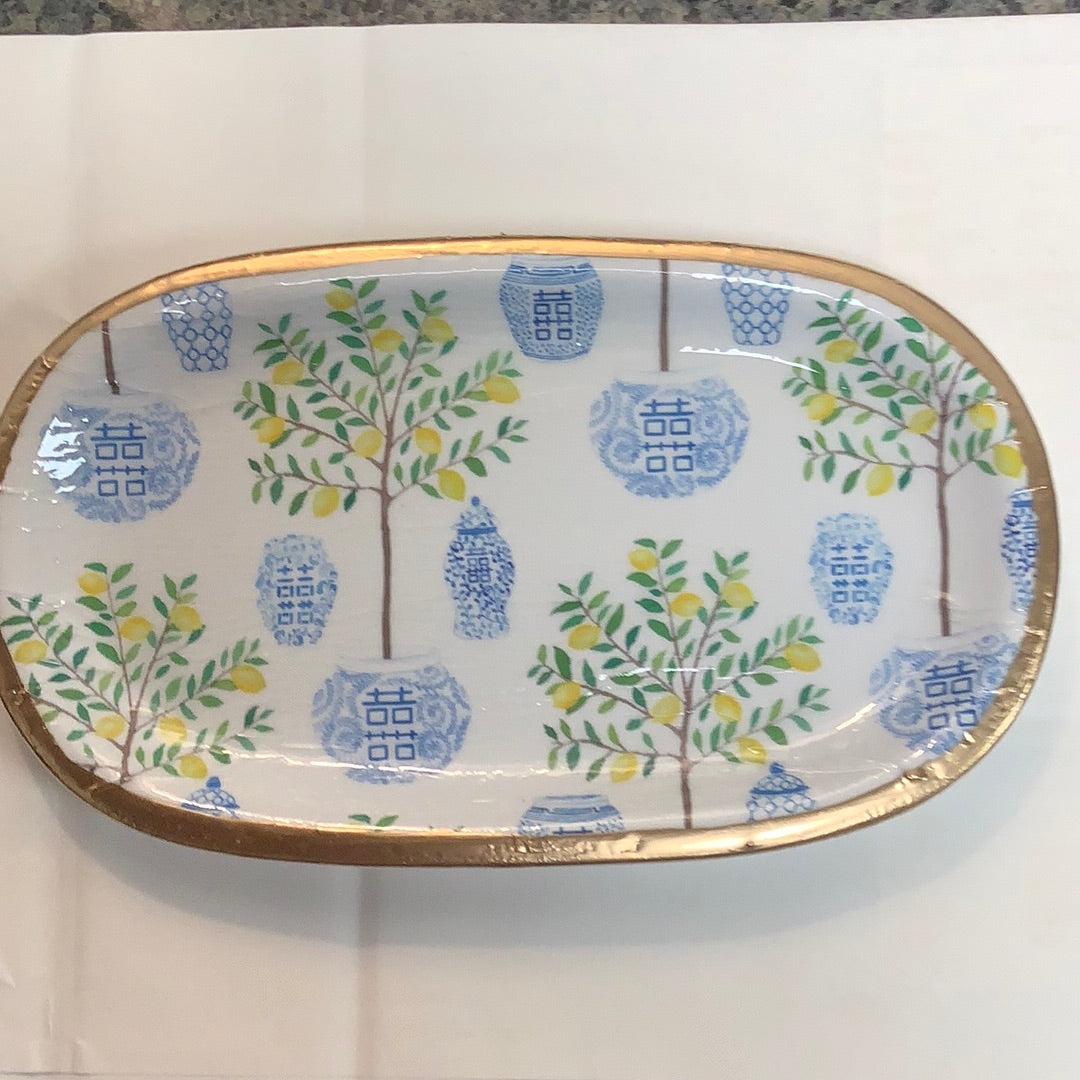 Lemon Tree Jewelry Tray