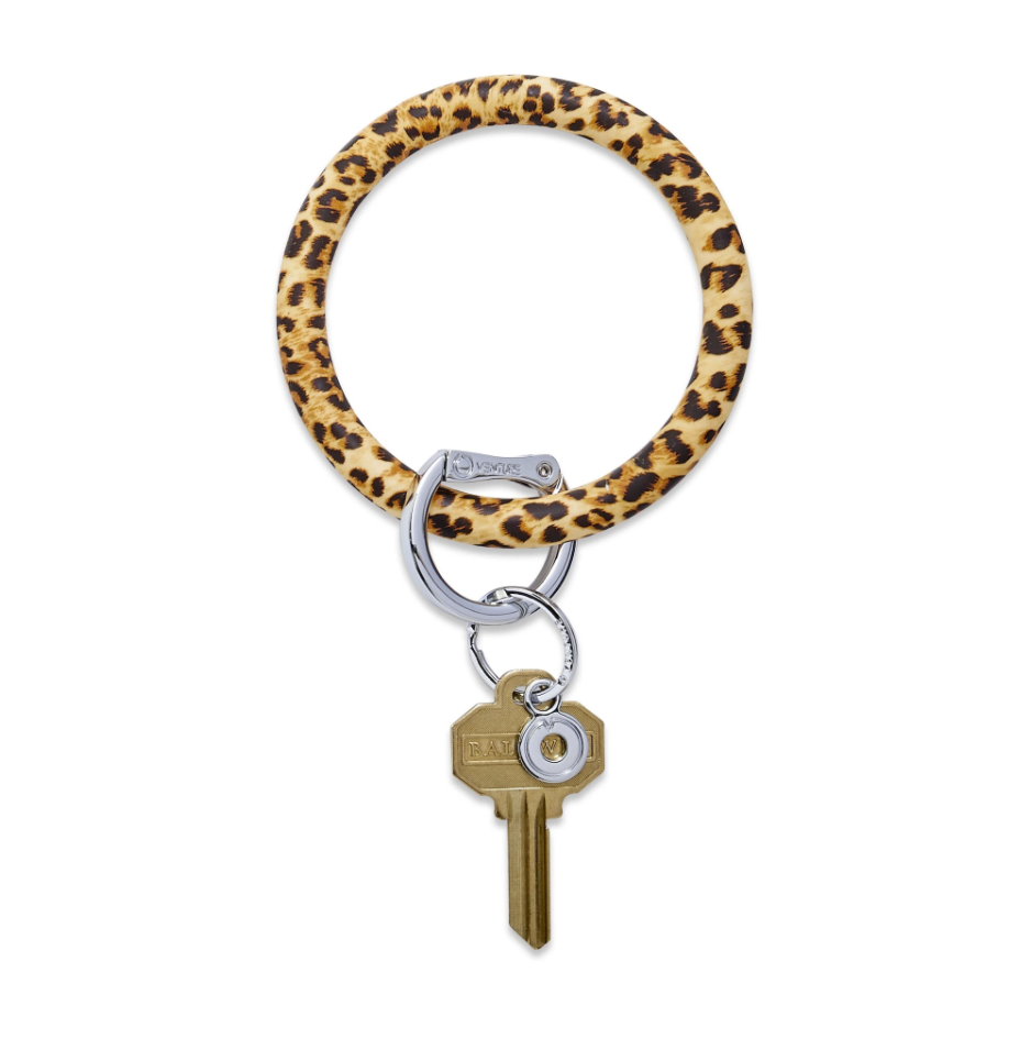 Silicone Cheetah Oventure key ring